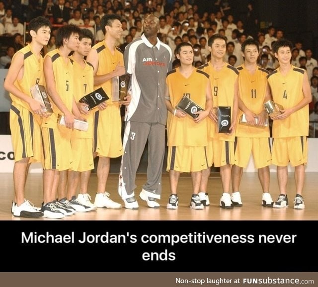 Michael Jordan is competitive