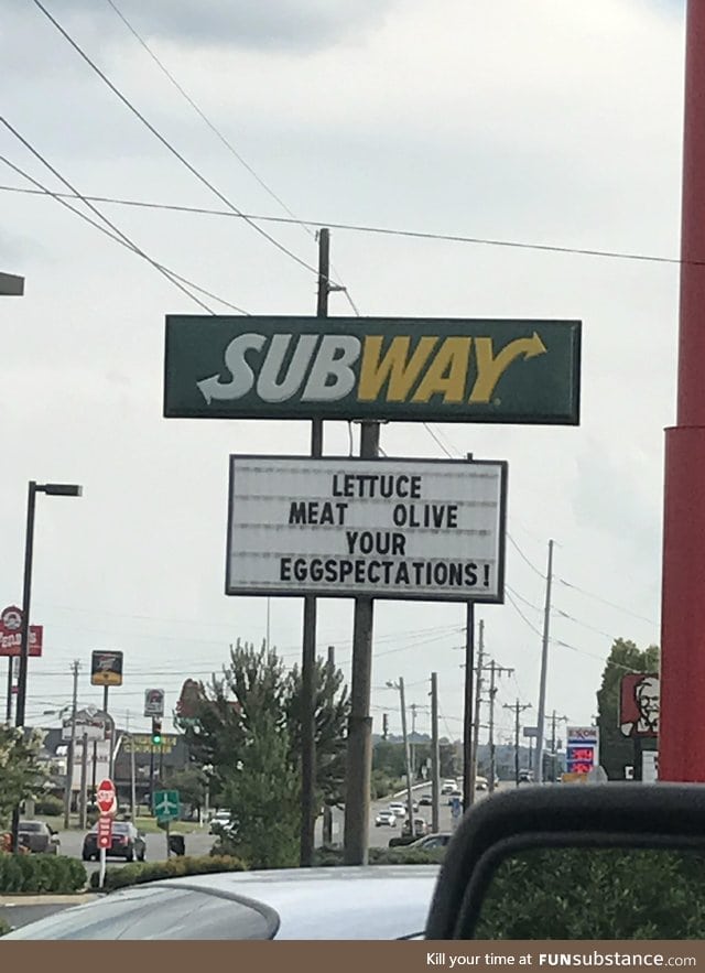 Subway thinks they're cute
