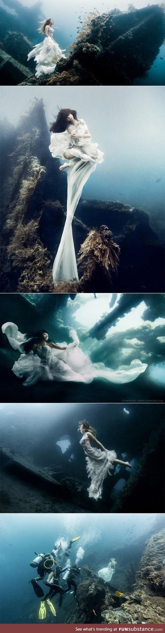 Underwater photoshoot, bali