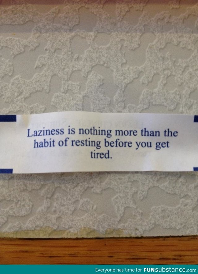 Laziness defined