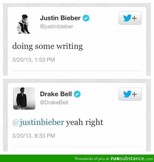 Drake Bell and Bieber