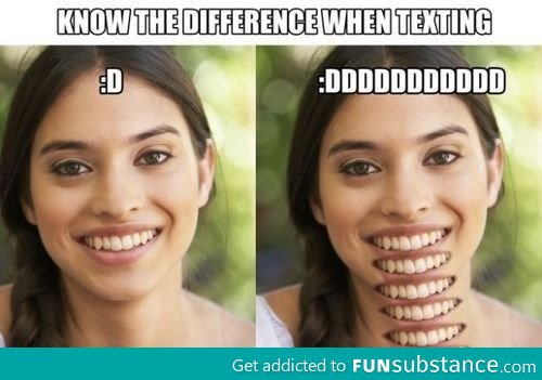 Know The Difference When Texting