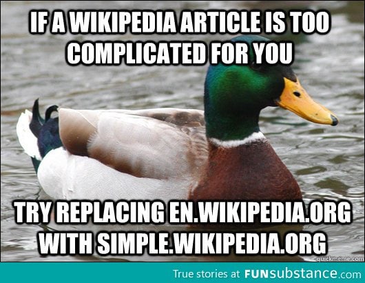 Simplify a Wikipedia article