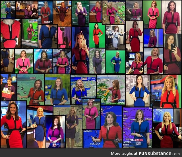 This is what happens when you post a link to a $23 dress to a female weather group