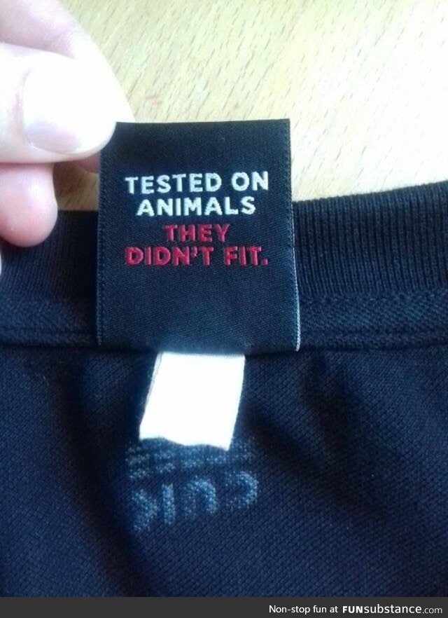 Tested on animals