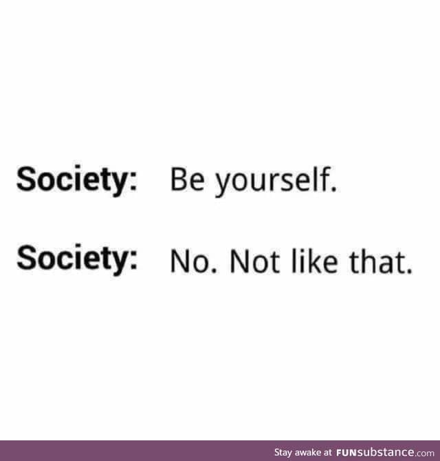 Thanks, society