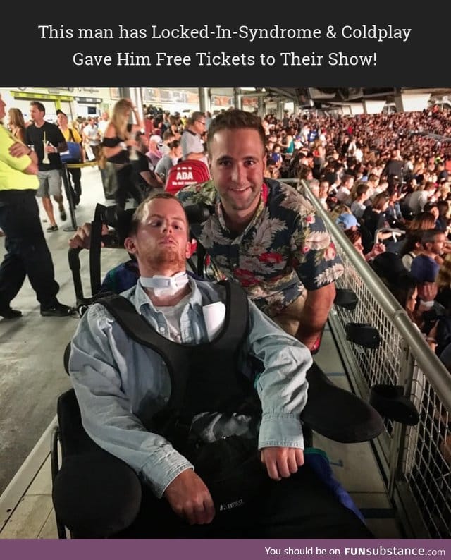 Coldplay Gave Him Free Tickets to Their Show!