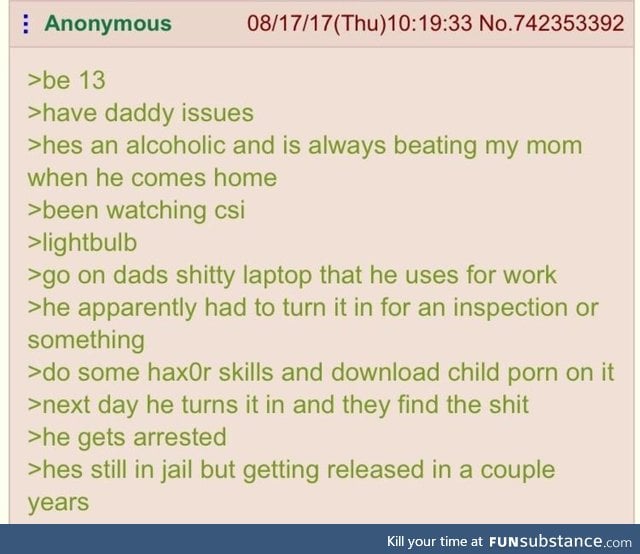 Anon has daddy issues