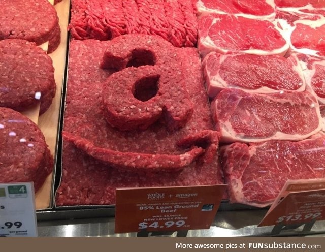 Prime beef at Whole Foods