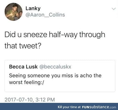 Finger sneeze