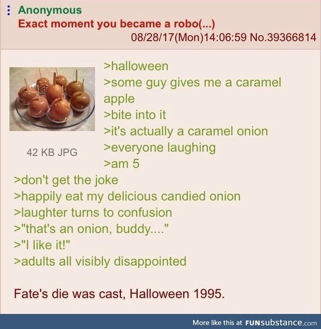 Anon enjoys an onion