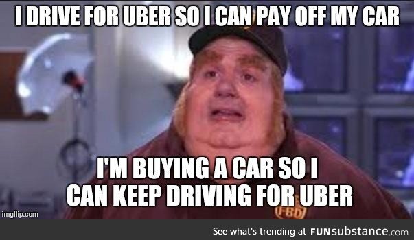 The ride sharing cycle... Not exactly a vicious one