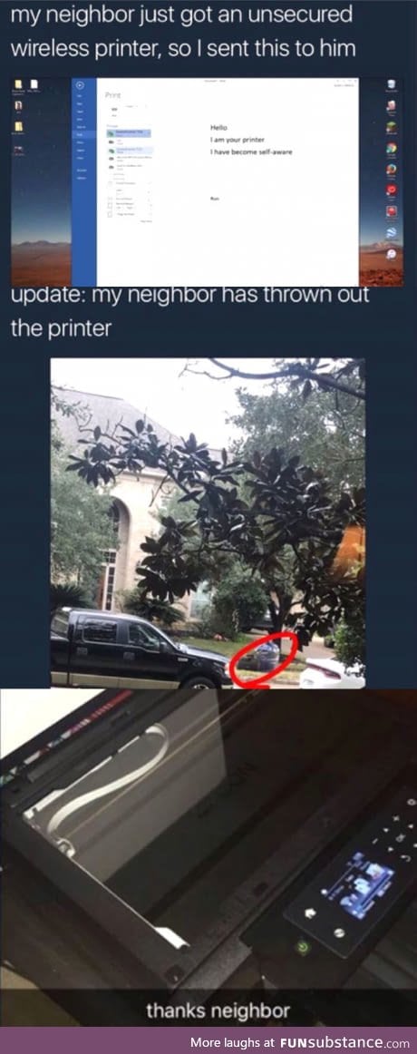 How this guy got a free printer