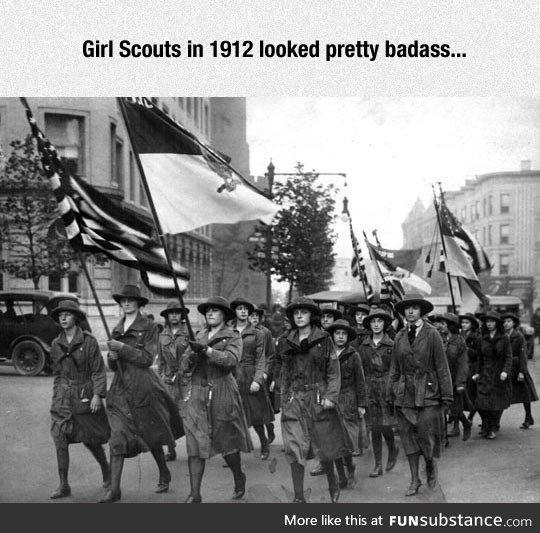 Old school girl scouts