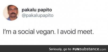 Who is a social vegan too?