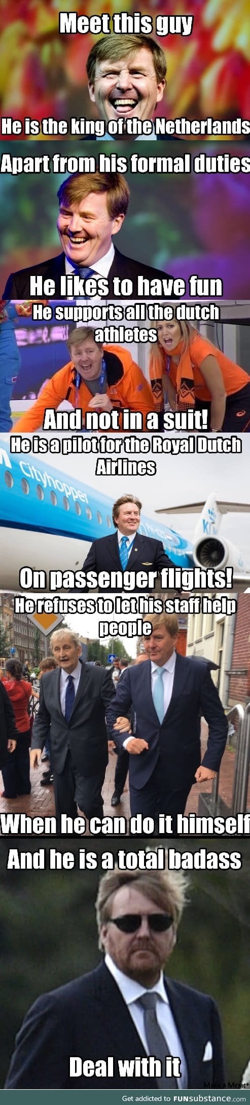 His name is King Willem-Alexander van Oranje-Nassau. But they call him Willy