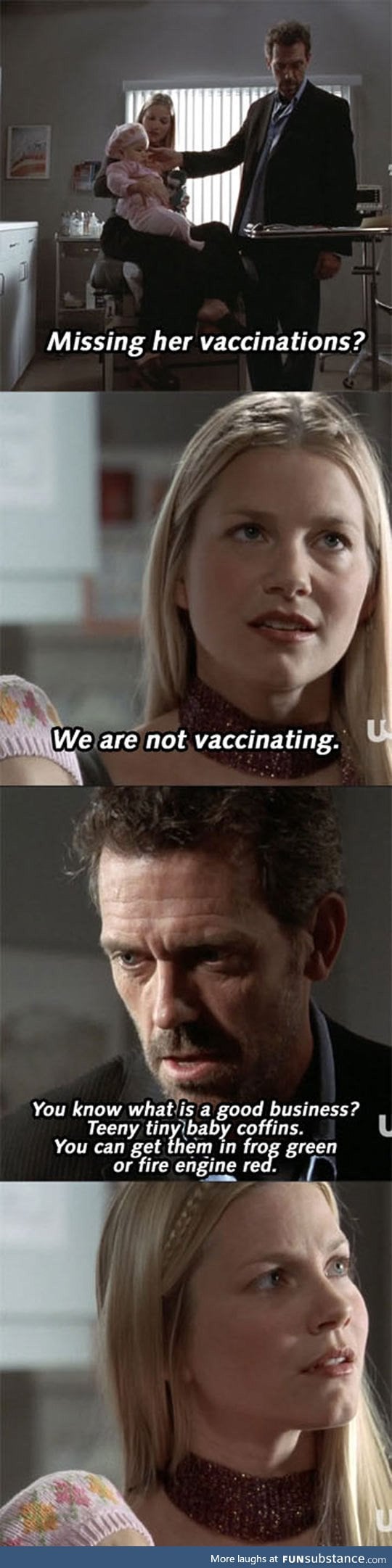 We are not vaccinating