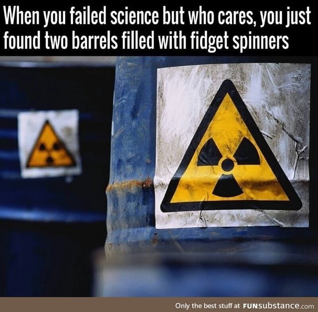 Radioactive fidget spinner
