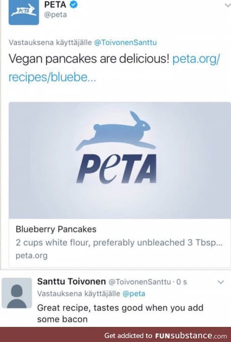 It's fun to f*ck with peta