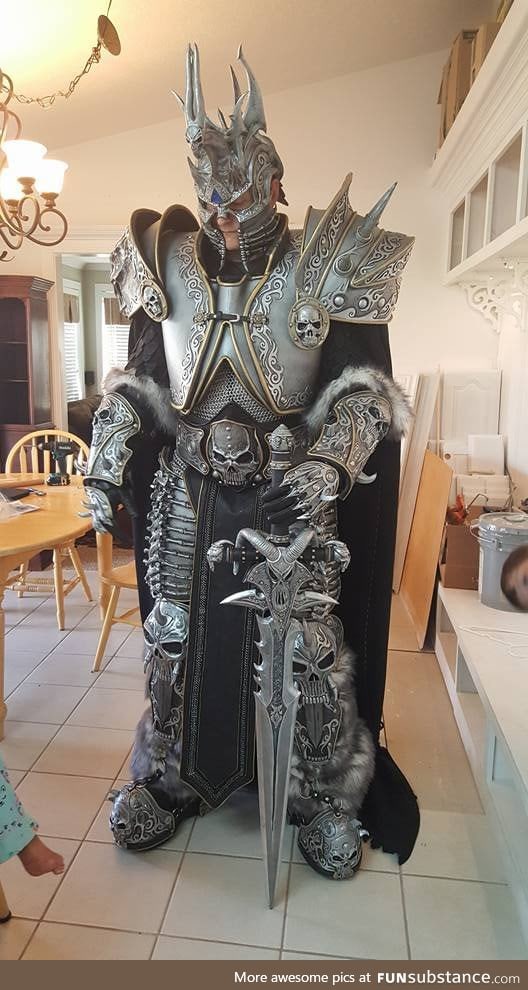 My Mom's Lich King Cosplay