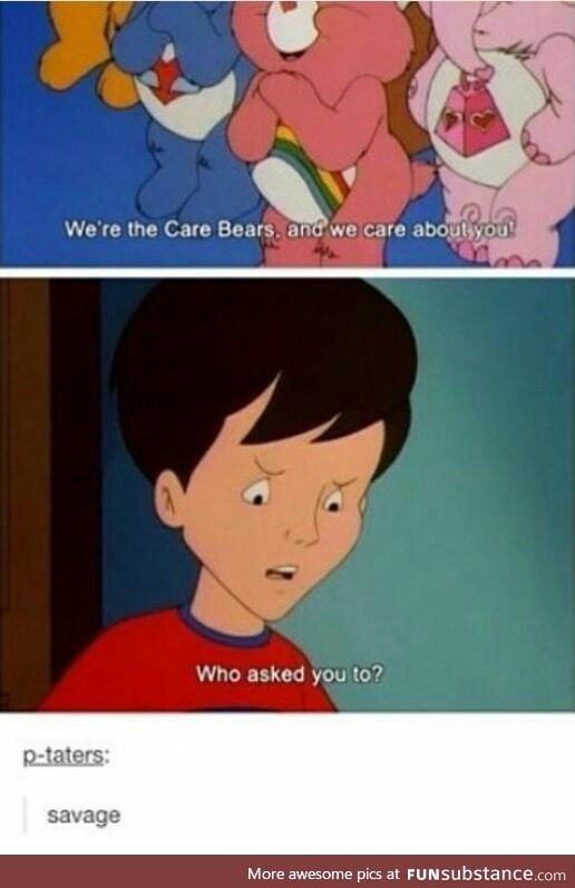 sorry, care bears