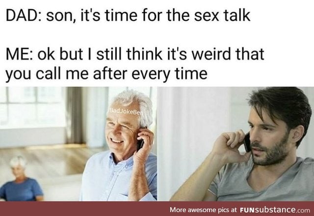 Dad and son sex talk