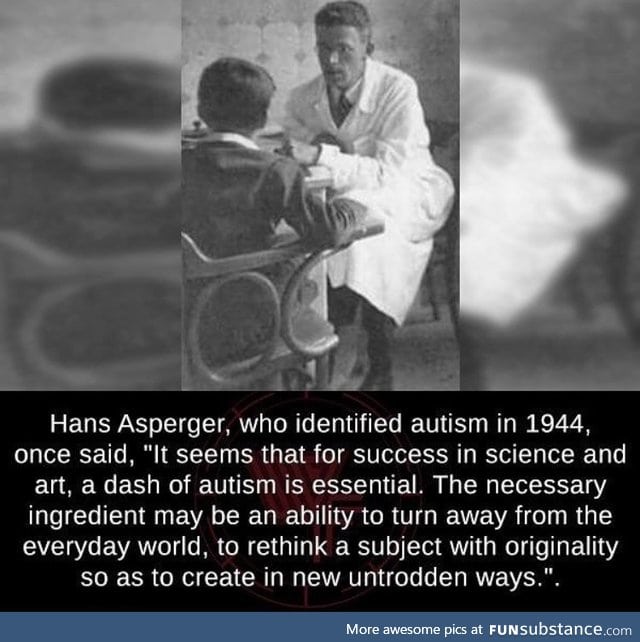 "Just a dash of autism..."