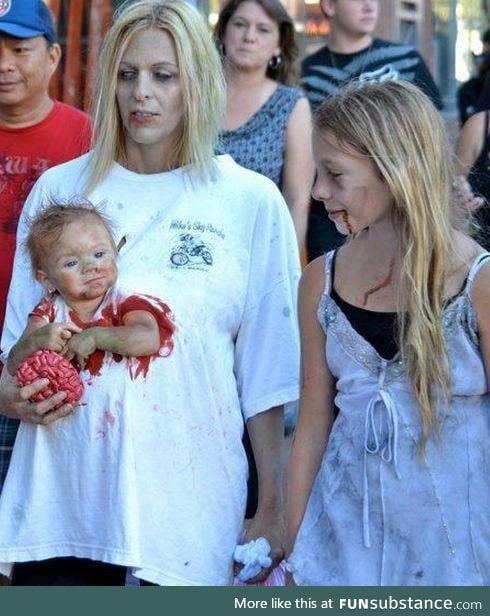 You're never too young to zombie