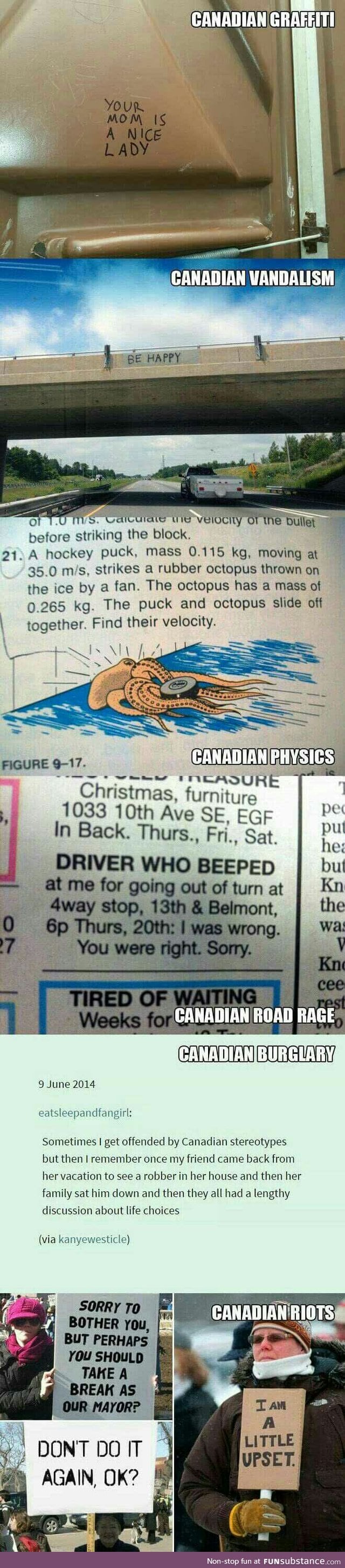Just Canadian things
