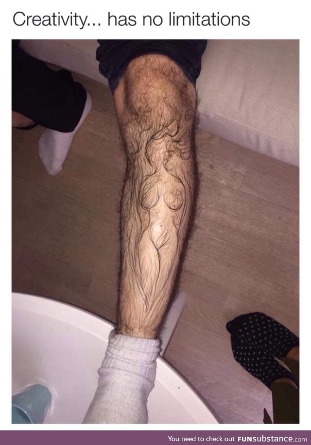 Guys leg can be sexy too!