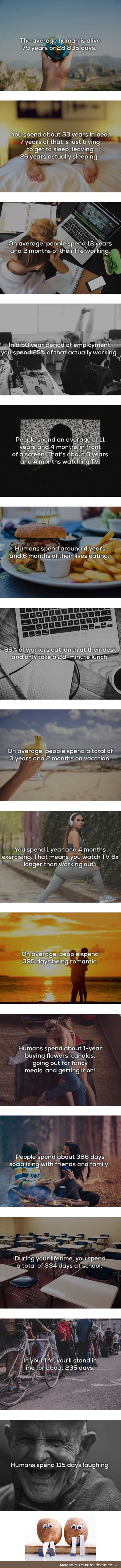 10+ interesting statistics about your life that you hardly believe they are true