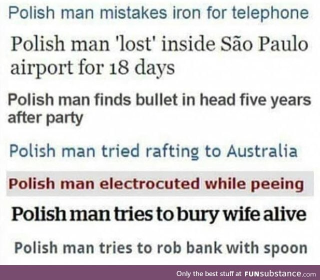 The adventures of Polish man