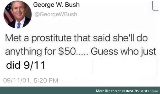 Bush confessed to 9/11