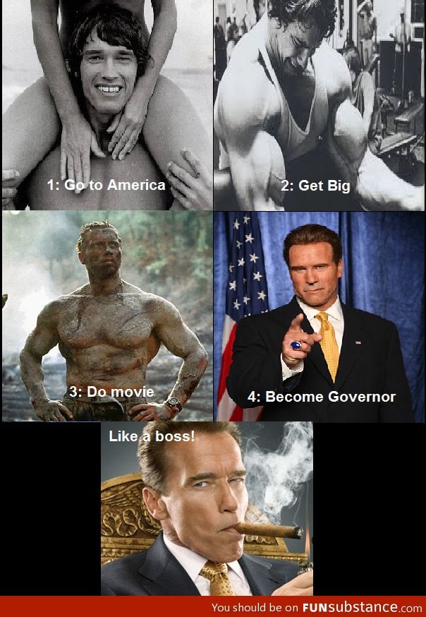Arnold Schwarzenegger Is A Boss Funsubstance
