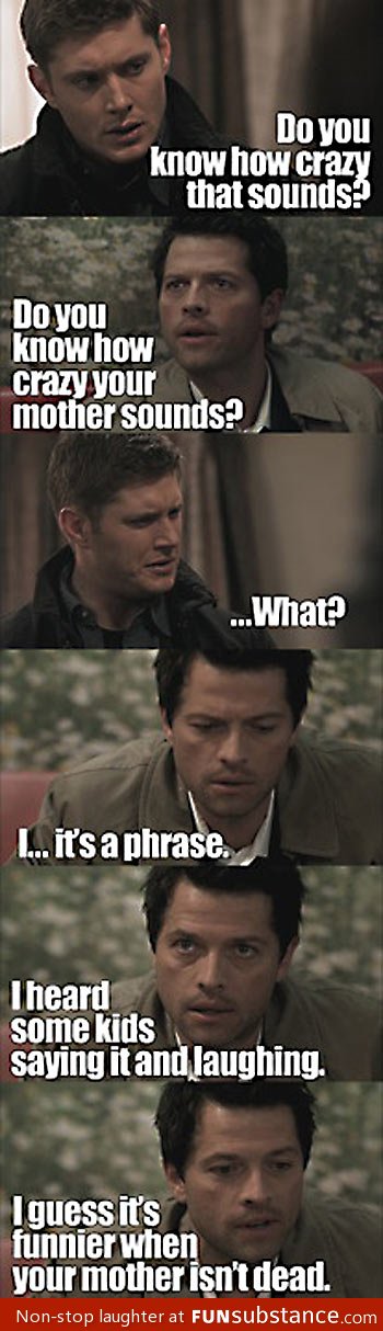 That's ok castiel, at least you tried