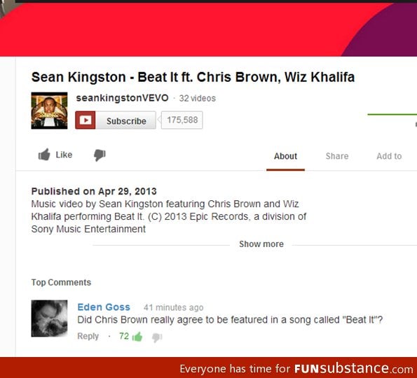 Good old Chris Brown