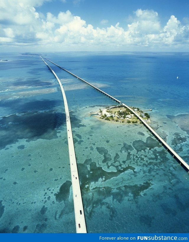 7 mile bridge, florida keys