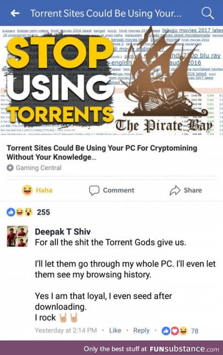 Loyal torrent user