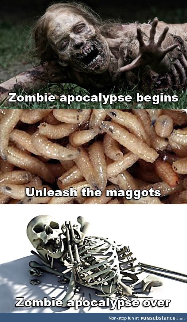 Zombie apocalypse solution! F**k you zombies!