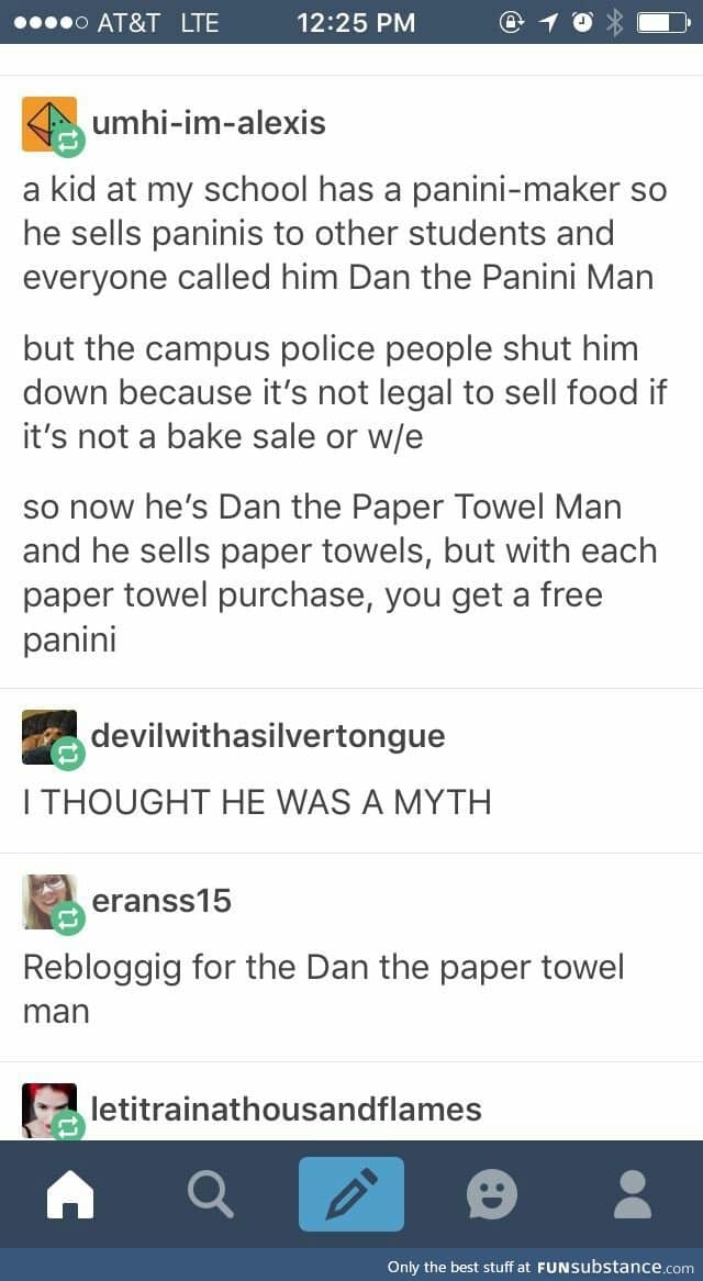 Dan the Panini Man