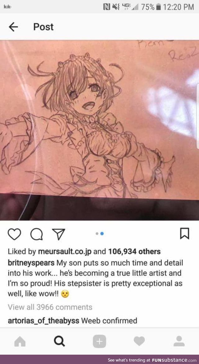 Britney spears kids are weebs