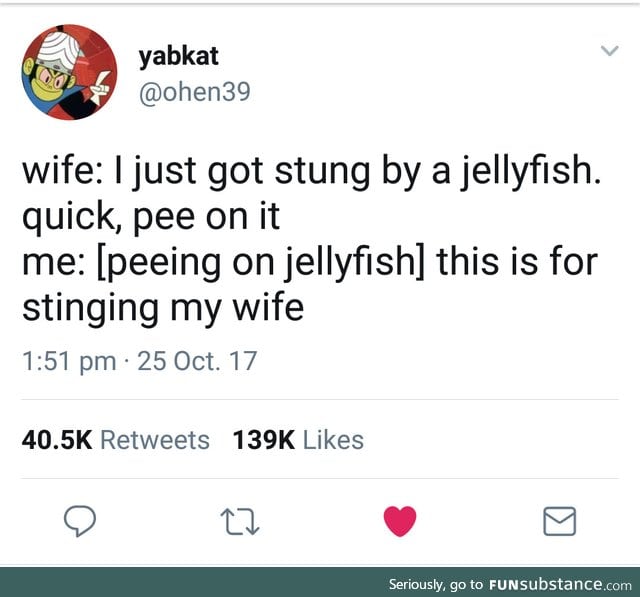 Take that jellyfish