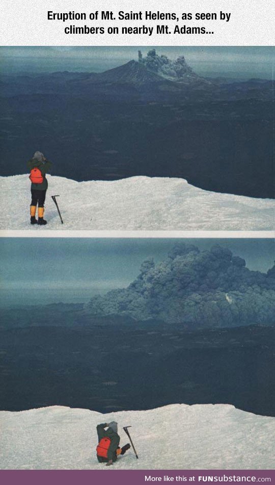 Eruption of mt. Saint helens