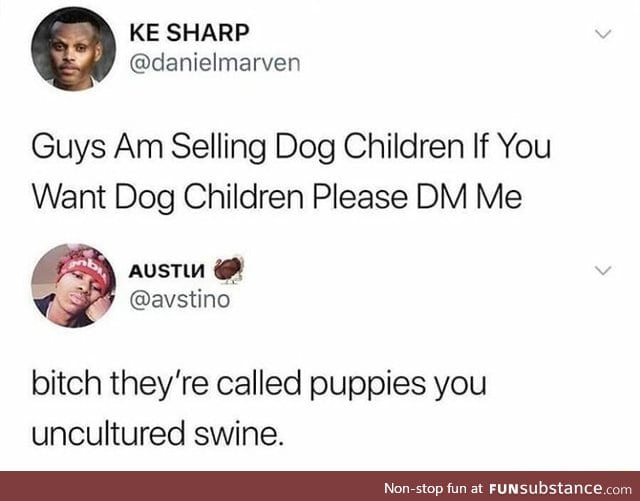 Dog children