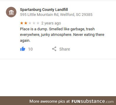 It is a landfill