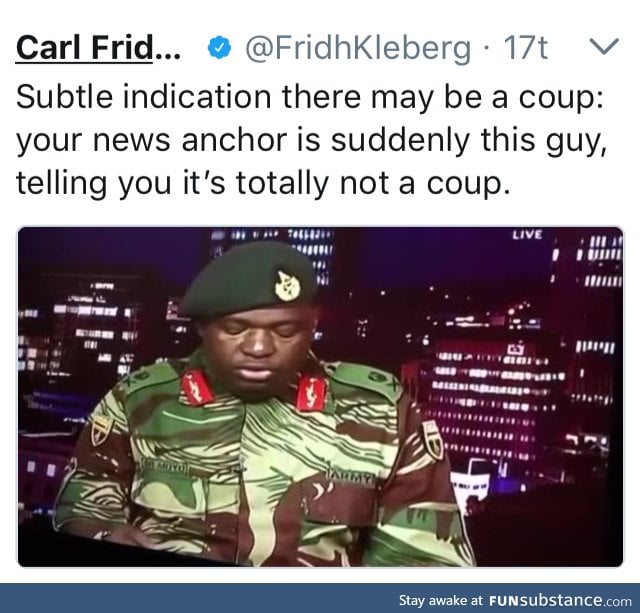 Nope, definately not a coup