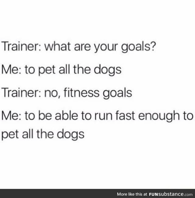 What are your fitness goals