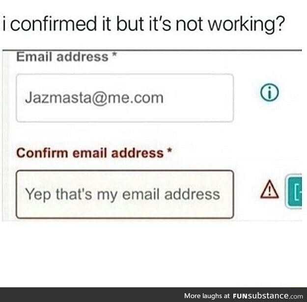 Confirm Your Email Address FunSubstance