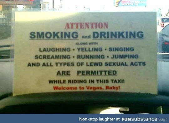 Vegas taxi rules
