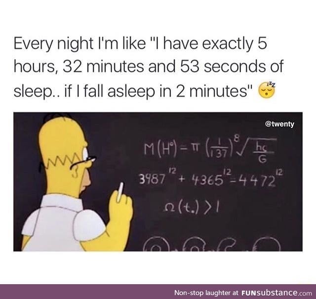 Sleep calculations